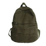 Laptop Backpack for Women Travel Canvas Backpack for Women Vintage Green Aesthetic Backpack for School