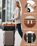 Laptop Tote Bag for Women Work, Multi - pocket Teacher Handbag with Cup Holder, 17.3 Inch Computer Purse for Office, Travel