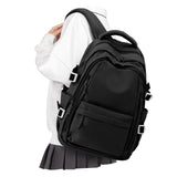 Laptop Travel Backpack for Women Men Bag College Airline Approved Carry On Luggage Backpack Lightweight Business Personal Item Bag Work Bookbags Large Capacity Waterproof Purse Casual Daypack Black
