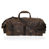 Large 28 inch duffel bags for men holdall leather travel bag overnight gym sports weekend bag