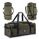 Large Duffle Bag for Travel - Men & Women, Foldable Gym Duffle Backpack, Heavy Duty Tactical Military Canvas Duffel Bags, Extra Big Carry On with Shoe Pockets, Waterproof (80L/103L)