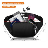 Large Fanny Pack for Women Men - Syican Waist bag with 3 - Zipper Pockets, Gifts for Enjoy Sports Traveling Workout Casual Hands - Free crossbody bags Fits MAX 7.9'' iPad & 6.6'' Phone