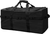 Large Military Duffle Bag Tactical Camping Storage Utility Tote Bag Camping Kitchen Organizer with Deployment Cargo Bag Travel Sports Equipment (Black, Large 31.5