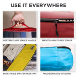 Large Packing Cubes for Travel - 5pc Packing Cubes for Suitcases - Lightweight Luggage Organizer Bags (Non - Compression)