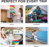 Large Packing Cubes for Travel - 5pc Packing Cubes for Suitcases - Lightweight Luggage Organizer Bags (Non - Compression)