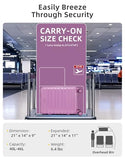 LARVENDER Carry On Luggage 22x14x9 Airline Approved, Suitcases with Wheels