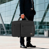 LASUK Rolling Laptop Bag, Wheeled Briefcase 17.3 inch Rolling Briefcase, Overnight Roller Bag, Repellent Travel Roller Underseat Bag
