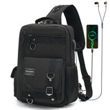 Leaper Anti-Theft Sling Bag for Men: 98% Theft-Proof Crossbody Bag with Locking Compartments - Secure Messenger Bag for Metro Commuting, Office & Business Travel for Urban Professionals