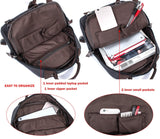 Leaper Retro Canvas Messenger Bag for Men Crossbody Bag Sling Bag Women Shoulder Bag Crossbody Handbags Mens Satchel Black, L