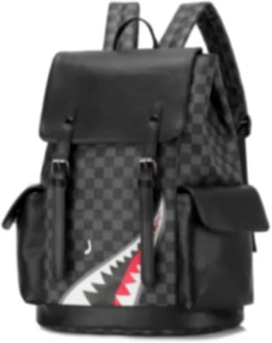 Leather Backpack 15.6 Inch Laptop Vintage Backpack,Travel Hiking Rucksack Casual Daypack School College Bookbag Outdoor Bag (BACKPACK | Backpacks4Less