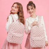 LEDAOU School Backpack for Teen Girls Lightweight 15.6 inch Laptop Bookbag for College Middle High School Women Casual Travel Daypack