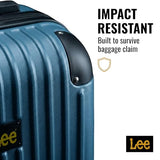 Lee Carry On Luggage with Wheels, 21" TSA Approved Hard Shell Suitcase