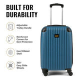 Lee Carry On Luggage with Wheels, 21" TSA Approved Hard Shell Suitcase