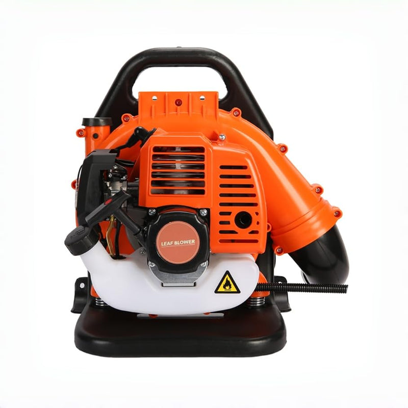 Lefitap 52cc Backpack Leaf Blower Gas Powered - 550 CFM | 205 MPH High Airflow Gas Powered Leaf & Snow Blower for Commercial Yard Lawn Care, Clears Leaves, Debris & Snow (EB808)