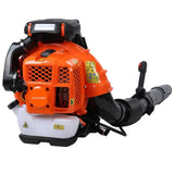 Lefitap 80CC Backpack Leaf Blower Gas Powered - 900 CFM | 4.3 HP | 206 MPH High Airflow Heavy Duty Commercial Gas Leaf Blower for Yard Lawn Care, Clears Leaves, Debris & Snow, EB850EZ