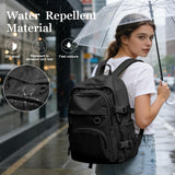 Lendolk Lightweight Black College Backpack for Women Men Cute School Bag for Teens Girls Boys High School Backpack for Students Waterproof Casual Daypack Backpack