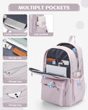 Lendolk School Backpack for Teen Girls Lightweight College Backpack Women Travel Backpacks Waterproof High School Bookbag for Men Classic Casual Daypacks(Purple)