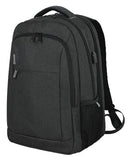 Lenovo B325 Laptop Backpack 35L – Anti - Theft, Water - Resistant, USB Charging Port, Fits 16 - Inch Laptops, 2 Compartments, Luggage Strap, Travel Backpack for Work, School, Men & Women, Black
