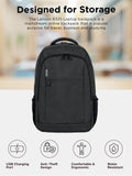 Lenovo B325 Laptop Backpack 35L – Anti - Theft, Water - Resistant, USB Charging Port, Fits 16 - Inch Laptops, 2 Compartments, Luggage Strap, Travel Backpack for Work, School, Men & Women, Black