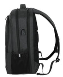 Lenovo B325 Laptop Backpack 35L – Anti - Theft, Water - Resistant, USB Charging Port, Fits 16 - Inch Laptops, 2 Compartments, Luggage Strap, Travel Backpack for Work, School, Men & Women, Black