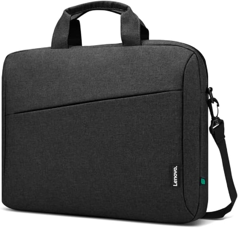 Lenovo Laptop Carrying Case T210, 15.6 - Inch Laptop and Tablet, Sleek Design, Durable and Water - Repellent Fabric, Business or School, GX41L83769 Casual Toploader - Eco Black
