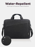 Lenovo Laptop Carrying Case T210, 15.6 - Inch Laptop and Tablet, Sleek Design, Durable and Water - Repellent Fabric, Business or School, GX41L83769 Casual Toploader - Eco Black