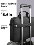 Lenovo Laptop Carrying Case T210, 15.6 - Inch Laptop and Tablet, Sleek Design, Durable and Water - Repellent Fabric, Business or School, GX41L83769 Casual Toploader - Eco Black