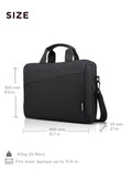 Lenovo Laptop Carrying Case T210, 15.6 - Inch Laptop and Tablet, Sleek Design, Durable and Water - Repellent Fabric, Business or School, GX41L83769 Casual Toploader - Eco Black