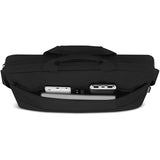 Lenovo Laptop Shoulder Bag T215 15.6 inch - Black - Slip Laptop Compartment - Front Zippered Pocket - Adjustable Strap