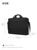Lenovo Laptop Shoulder Bag T215 15.6 inch - Black - Slip Laptop Compartment - Front Zippered Pocket - Adjustable Strap