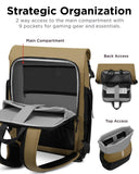 Lenovo Legion Gaming Laptop Backpack GB500, Expandable Capacity up to 25L, Fits 16 - inch Laptops, Water Resistant