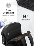 Lenovo Legion Gaming Laptop Backpack GB700 – Extra Large, Fits Up to 16 - Inch Computer – Anti - Theft Lock, Damage Protection, Water - Resistant Travel Bag with Organized Compartments – Black