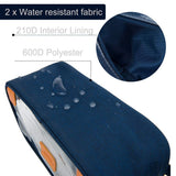 Lermende Clear Toiletry Bag for Traveling, Large Toiletry Bag for Men. Hanging Dopp Kit/Travel kit/Clear Mens Bag/Unisex Bathroom Travel Bag for Mens(Blue)