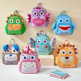 Let's Make Memories Kids Personalized Toddler Backpack for School - Custom Preschool Backpack - Back to School - Bookbag - Little Critter - Dog