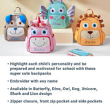Let's Make Memories Kids Personalized Toddler Backpack for School - Custom Preschool Backpack - Back to School - Bookbag - Little Critter - Dog