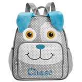 Let's Make Memories Kids Personalized Toddler Backpack for School - Custom Preschool Backpack - Back to School - Bookbag - Little Critter - Dog