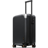LEVEL8 Carry on Luggage Airline Approved, Hardshell Suitcases with Spinner Wheels, PC Expandable Luggage, 20 Inch, Black
