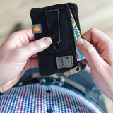 Lewis N. Clark RFID - Blocking Hidden Clip Stash Travel Belt Wallet, Black, One Size