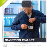 Lewis N. Clark RFID Blocking Stash Neck Wallet, Travel Pouch Passport Holder for Women & Men, Black