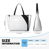 LHFSPQV Atlantic Puffins Beach Bag Women Tote Bag Pool Bag With Zipper For Gym Grocery Travel With Wet Pocket