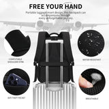 LIECDRO Black Backpack for Men, School Backpack for Boys Teens,15.6 inch Laptop Back Pack with Reinforced Straps, Backpacks for School Business Work College Travel, College Book Bag, Bookbag