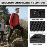 LifetimeWarranty Travel Backpack for Men, Lightweight 40L Business Laptop Backpack with 17.3 Inch Laptop Compartment, Daypack for Flight, Durable Water Resistant Bookbag, Hiking, Work Backpack, Black