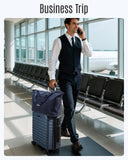 LIGHT FLIGHT Luggage Sets, Carry On Luggage 22x14x9 Airline Approved, Carry On Travel Bag Suitcases with Wheels, Expandable Hardside Lightweight Rolling with TSA Lock 2 - Piece Set (DB/20),Royal Blue