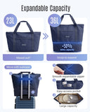 LIGHT FLIGHT Luggage Sets, Carry On Luggage 22x14x9 Airline Approved, Carry On Travel Bag Suitcases with Wheels, Expandable Hardside Lightweight Rolling with TSA Lock 2 - Piece Set (DB/20),Royal Blue