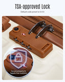 LIGHT FLIGHT Luggage Sets, Carry On Luggage 22x14x9 Airline Approved, Carry On Travel Bag Suitcases with Wheels, Expandable Hardside Lightweight Rolling with TSA Lock 2 - Piece Set (DB/20),Beige