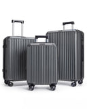 LIGHT FLIGHT Luggage Sets, Durable Hard Shell 3 Piece Set Suitcase with Spinner Wheels, Hardside Lightweight Luggage set with TSA Lock, Large Travel Luggage Set (20