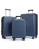 LIGHT FLIGHT Luggage Sets, Durable Hard Shell 3 Piece Set Suitcase with Spinner Wheels, Hardside Lightweight Luggage set with TSA Lock, Large Travel Luggage Set (20