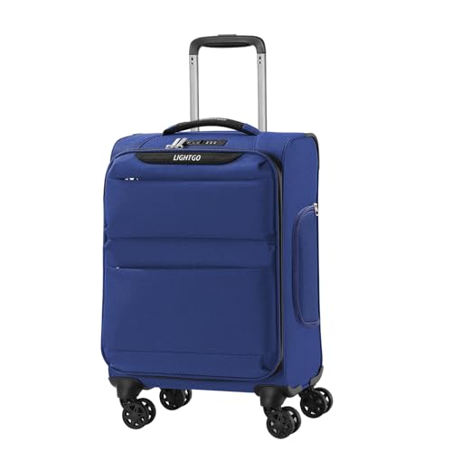 LIGHTGO 20" Carry-On Ultra-Light Softside, TSA Lock, Spinner Wheels
