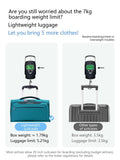 LIGHTGO 20 Inch Carry On Luggage, Softside Suitcase with Spinner Wheels, Lightweight Travel Carry On Bag for Airline Approved, TSA Lock, Water Resistant Underseat Luggage for Women Men, Turquoise