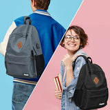 Lightweight Black Backpack for School, Backpack for Teen Boys Girls, Middle Colloge High School Backpack for Women Men, Simple Daypack Bookbag, Kids Book Bag, Mochilas Escolares para